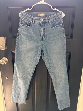 Madewell Light Blue Denim Jeans with Contrast Stitching